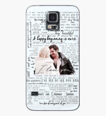 57. CaptainSwan Zitate (JEN hat einen dieser Fälle in einer CON) Hülle & Klebefolie für Samsung Galaxy