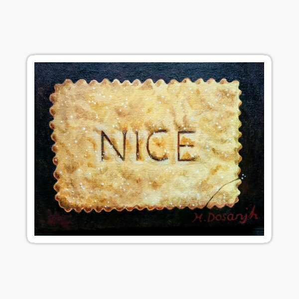 Nice Biscuit Sticker