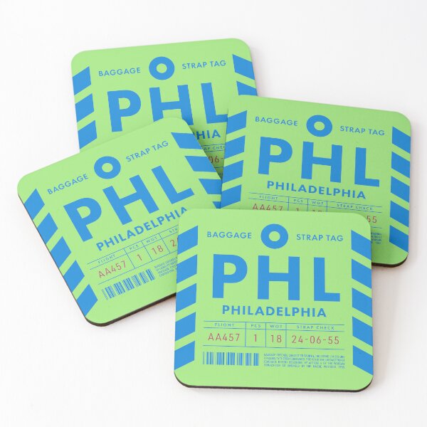 Item preview, Luggage Tag D - PHL Philadelphia USA designed and sold by VoodooCircus.