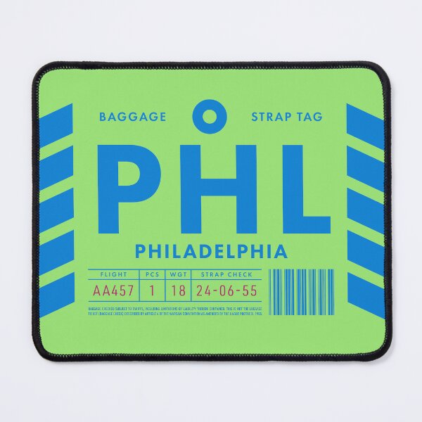 Item preview, Luggage Tag D - PHL Philadelphia USA designed and sold by VoodooCircus.