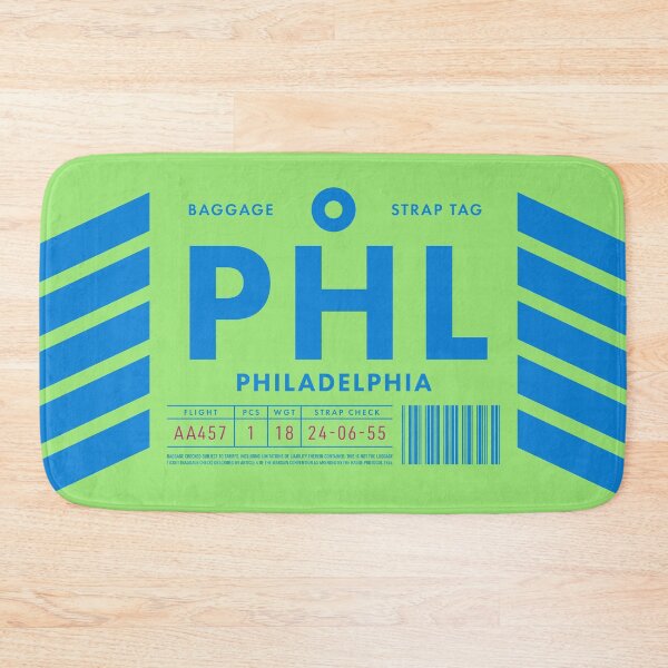 Item preview, Luggage Tag D - PHL Philadelphia USA designed and sold by VoodooCircus.