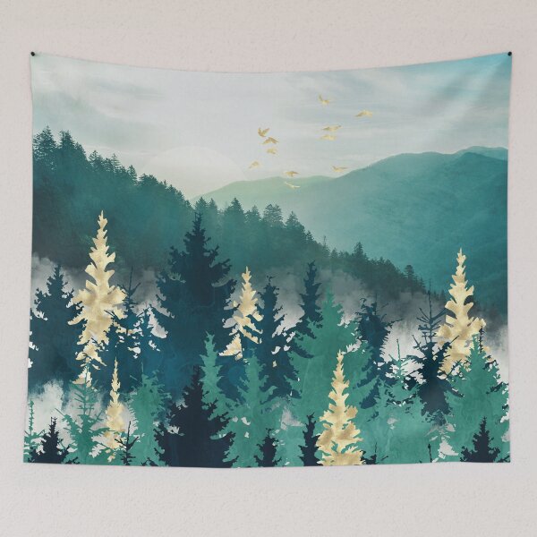 Item preview, Blue Forest Mist designed and sold by spacefrogdesign.