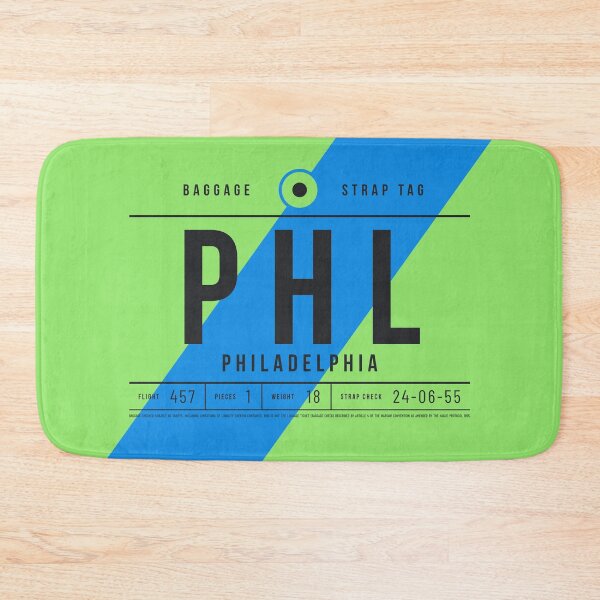 Item preview, Luggage Tag E - PHL Philadelphia USA designed and sold by VoodooCircus.