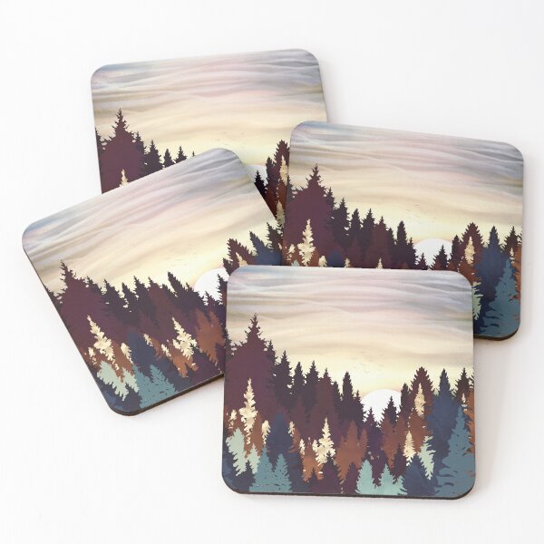 Item preview, Autumn Forest Sunset designed and sold by spacefrogdesign.