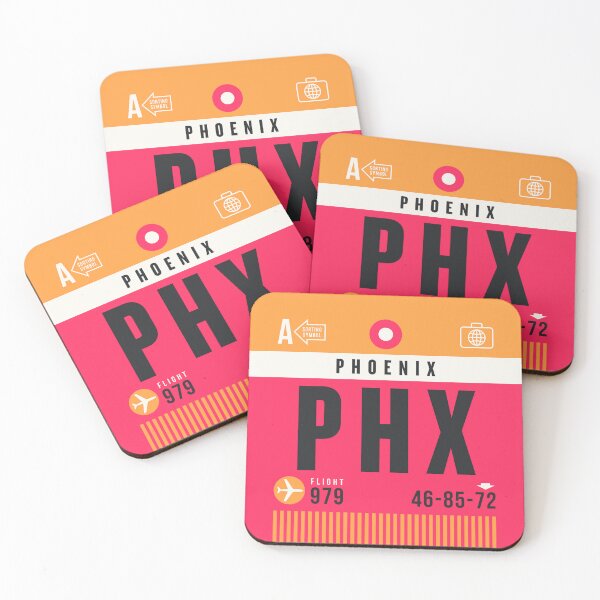Artikelvorschau, Luggage Tag A - PHX Phoenix USA entworfen und verkauft von VoodooCircus.