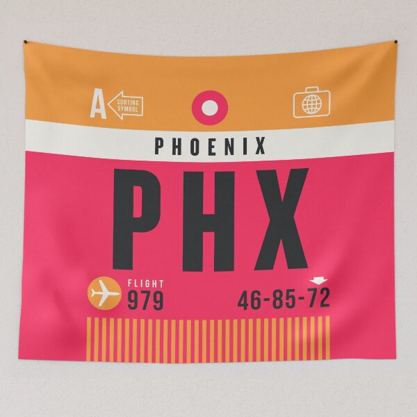 Item preview, Luggage Tag A - PHX Phoenix USA designed and sold by VoodooCircus.