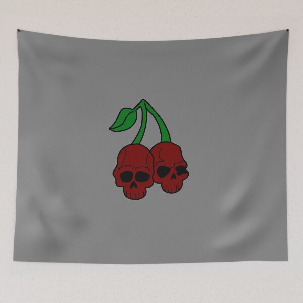 Item preview, cherry skeleton designed and sold by y2kdiariesbyliz.