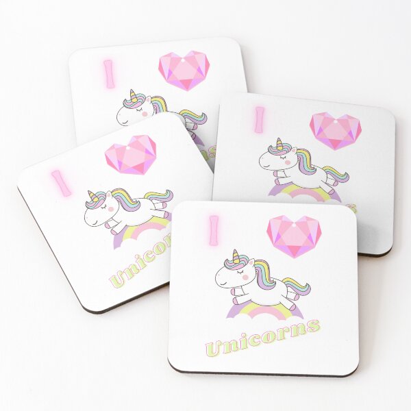 Item preview, I Heart Unicorns designed and sold by AngeGraciela.