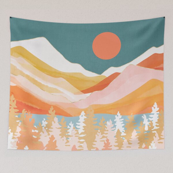 Item preview, Citrus Mountains designed and sold by spacefrogdesign.