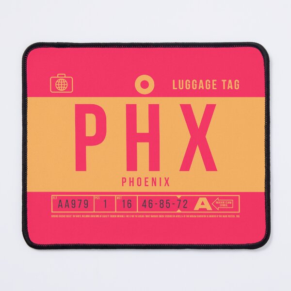 Item preview, Luggage Tag B - PHX Phoenix USA designed and sold by VoodooCircus.