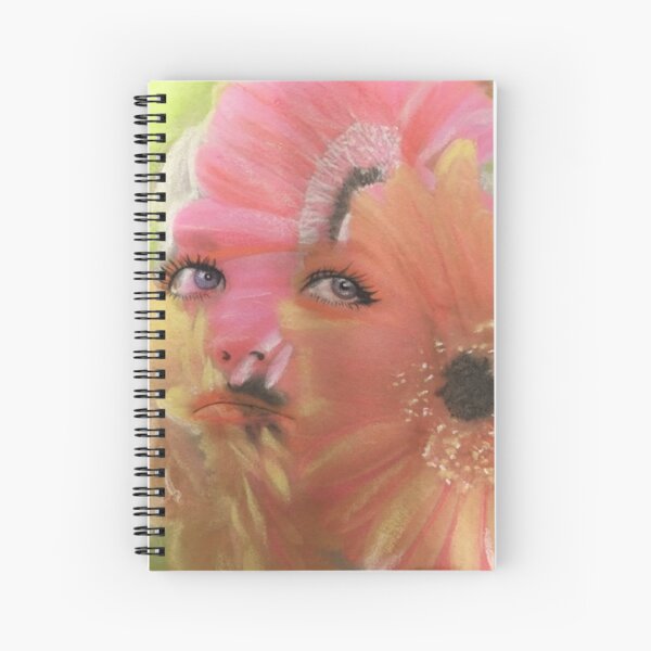 Flower Child Flower Fashion Art Spiral Notebook