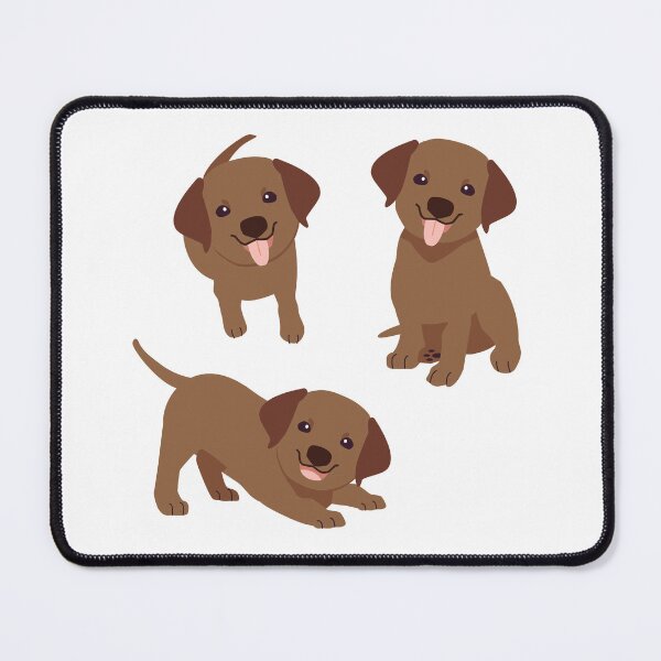 Item preview, Chocolate Labrador Puppy Sticker Pack designed and sold by trendingatees.