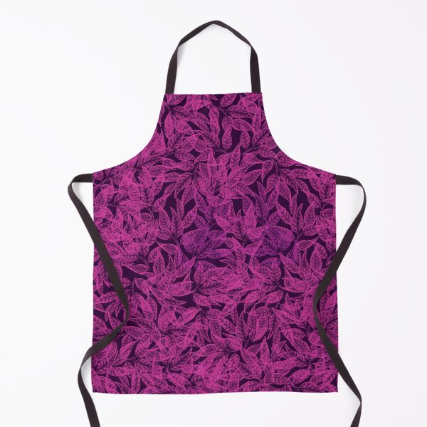 Item preview, purple leaves pattern designed and sold by rysunki-malunki.