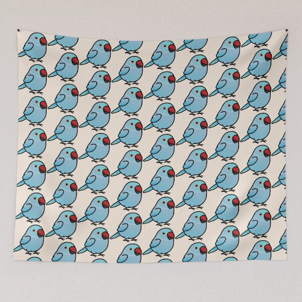 Item preview, Chubby Blue Indian Ringneck Parakeet - Female designed and sold by birdhism.