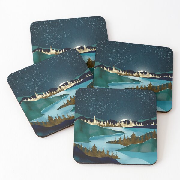 Item preview, Autumn River Night designed and sold by spacefrogdesign.