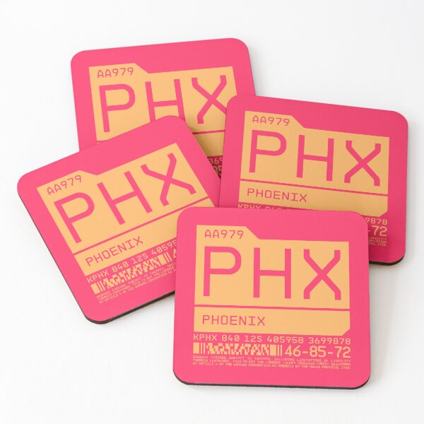 Artikelvorschau, Luggage Tag C - PHX Phoenix USA entworfen und verkauft von VoodooCircus.
