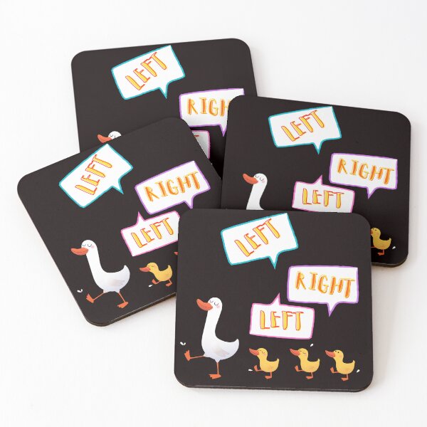 Item preview, Left Right Left command  | Ducks Doing Cute Things | T - shirt design designed and sold by NTF Store.