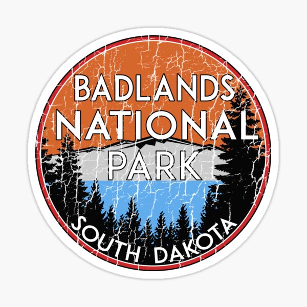 Badlands National Park Stickers 