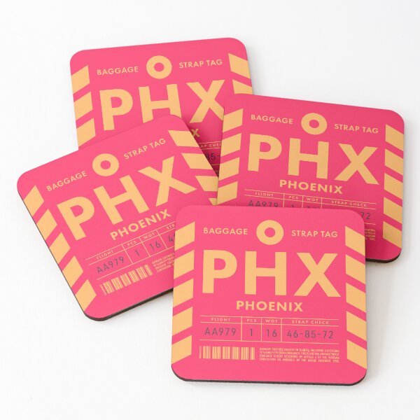 Artikelvorschau, Luggage Tag D - PHX Phoenix USA entworfen und verkauft von VoodooCircus.