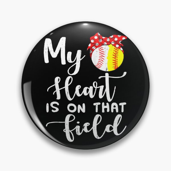 Item preview, My Heart Is On That Field Baseball Softball Mother's Day Mom designed and sold by MichelSorour.