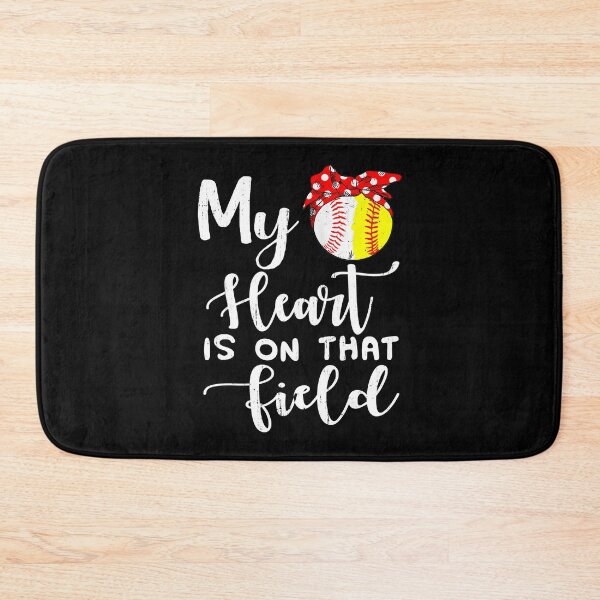 Item preview, My Heart Is On That Field Baseball Softball Mother's Day Mom designed and sold by MichelSorour.