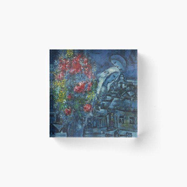 chagall, marc le village bleu animals sotheby's Acrylic Block