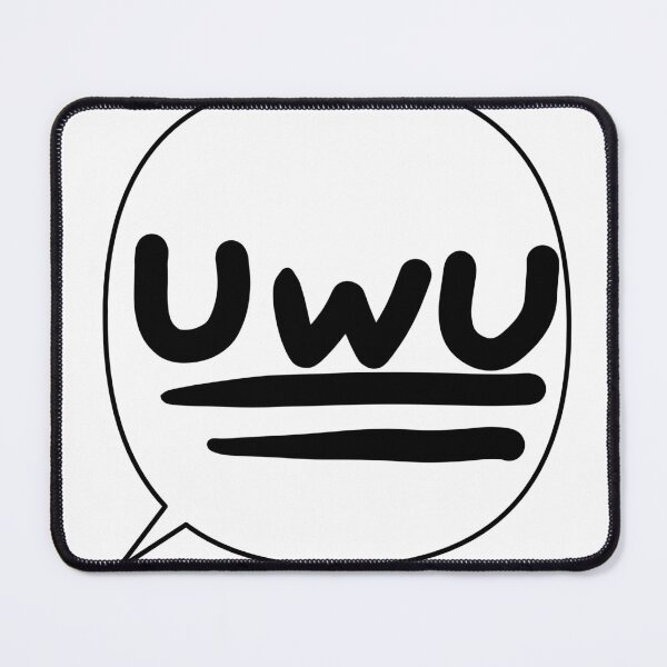 Item preview, Chat bubble UwU designed and sold by Nyamelon.