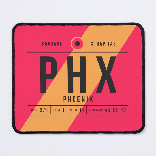 Item preview, Luggage Tag E - PHX Phoenix USA designed and sold by VoodooCircus.