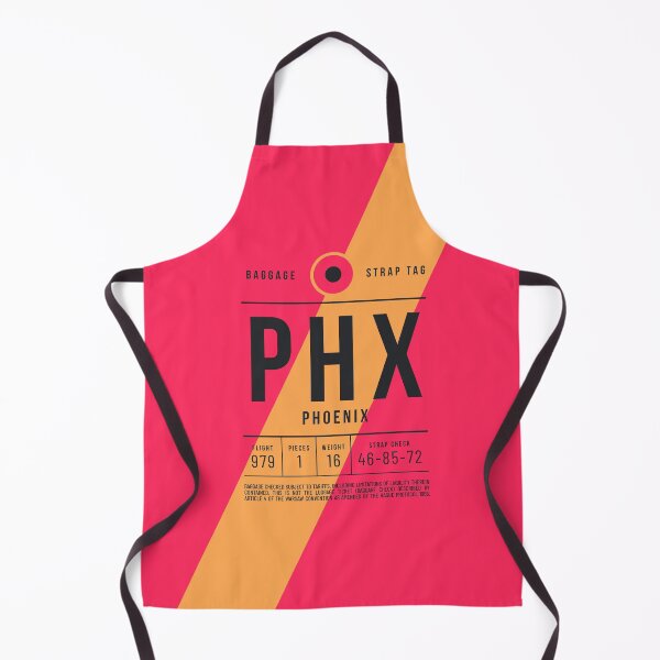 Artikelvorschau, Luggage Tag E - PHX Phoenix USA entworfen und verkauft von VoodooCircus.
