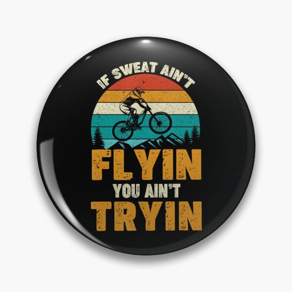 Item preview, Retro Downhill Mountain Bike Sunset Cyclist Bicycle Rider designed and sold by AnyMice.