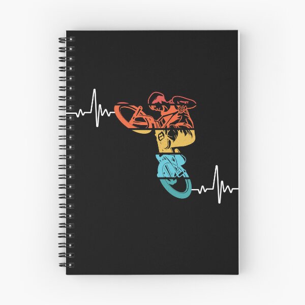 Artikelvorschau, BMX Design BMX Heartbeat-Stil. BMX-Vintage. BMX-Herz. entworfen und verkauft von MamaNeeaDesigns.