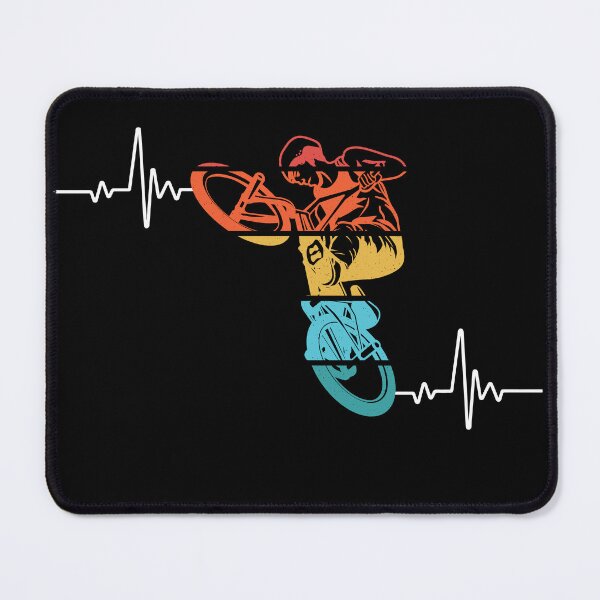 Aperçu de l'œuvre Conception BMX Style BMX Heartbeat. BMX Vintage. Coeur de BMX. créée et vendue par MamaNeeaDesigns.