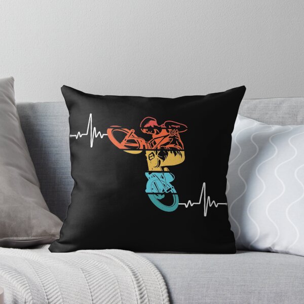 Item preview, Diseño BMX Estilo BMX Heartbeat. BMX de época. Corazón de BMX. designed and sold by MamaNeeaDesigns.