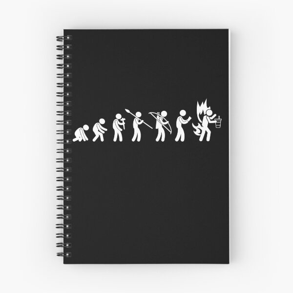 Item preview, We're Screwed Evolution Chart Black designed and sold by Evolved-LovinIt.
