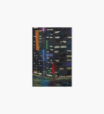 Cyberpunk City Painting Art Board