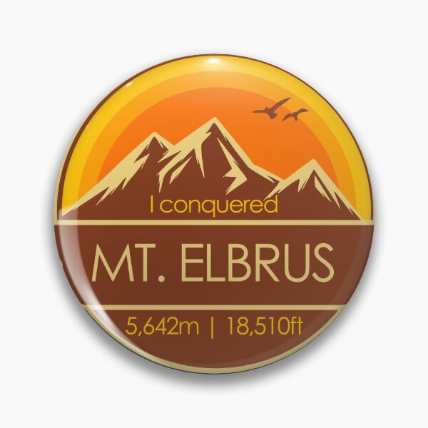Item preview, Conquered Mount Elbrus Hiker's Collectable designed and sold by LegsMiserable.