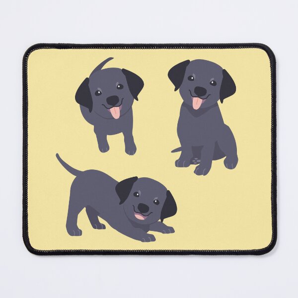 Item preview, Black Labrador Puppy Sticker Pack designed and sold by trendingatees.