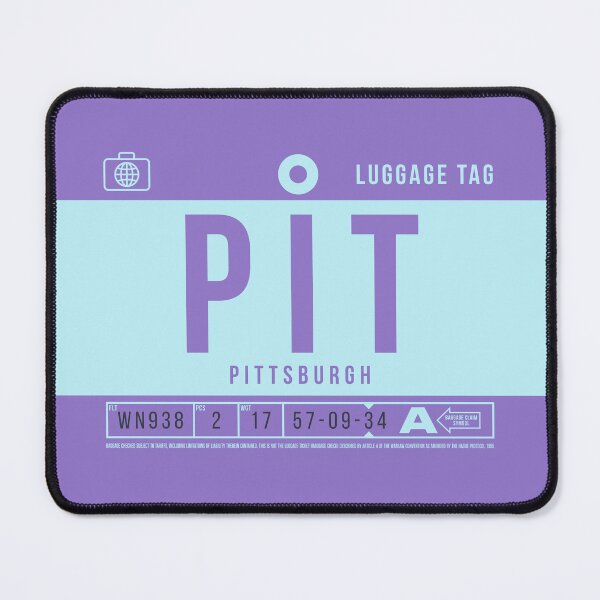 Item preview, Luggage Tag B - PIT Pittsburgh USA designed and sold by VoodooCircus.