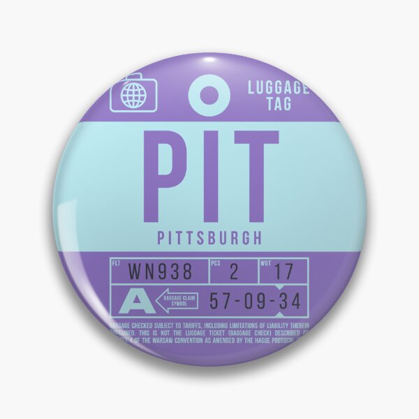 Item preview, Luggage Tag B - PIT Pittsburgh USA designed and sold by VoodooCircus.