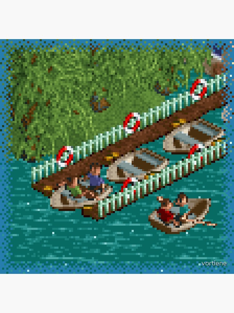 "RollerCoaster Tycoon RCT 1 Boat Hire / Row Boats" Poster for Sale by