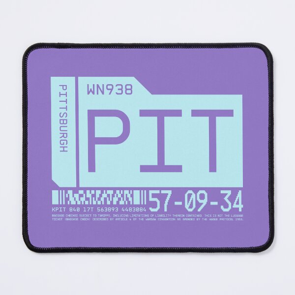 Item preview, Luggage Tag C - PIT Pittsburgh USA designed and sold by VoodooCircus.
