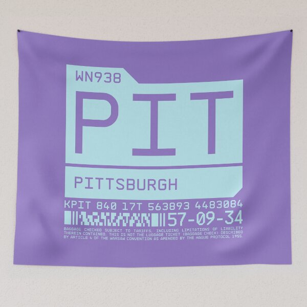 Item preview, Luggage Tag C - PIT Pittsburgh USA designed and sold by VoodooCircus.