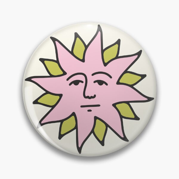 Item preview, Simple Sun Lime and Pink Sticker  designed and sold by sunbeamstudios.