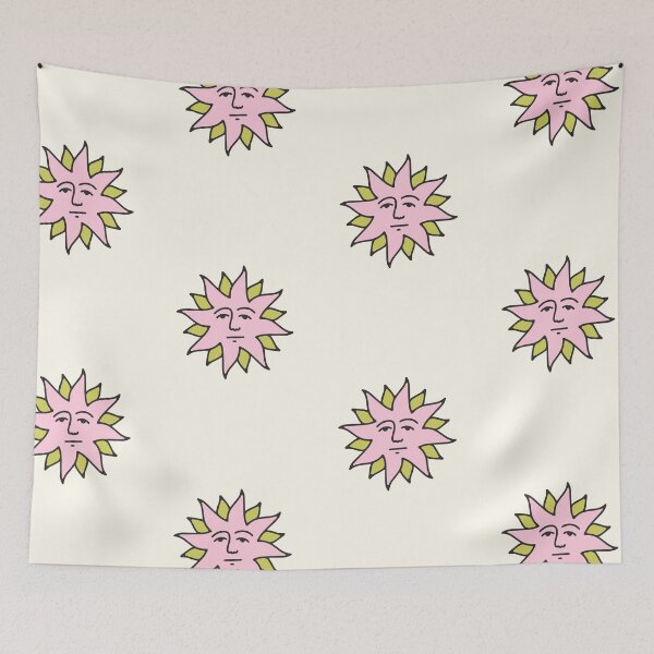Item preview, Simple Sun Lime and Pink Sticker  designed and sold by sunbeamstudios.