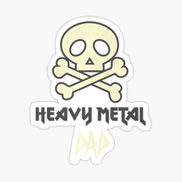 Hard Rock Heavy Metal Dad Sticker For Sale By YeuuDuoy Redbubble hard-rock-heavy-metal-dad-sticker-for-sale-by-yeuuduoy-redbubble