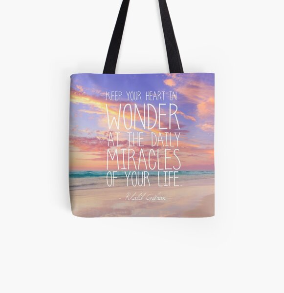 Keep Your Heart In Wonder All Over Print Tote Bag