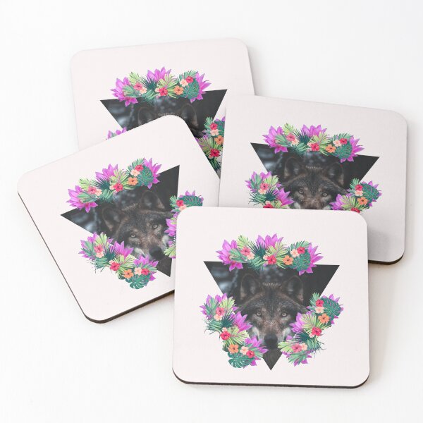 Item preview,  Be Strong As A Wolf Flower designed and sold by fatydesignspace.