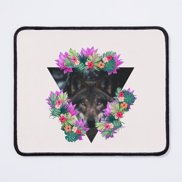 Item preview, Be Strong As A Wolf Flower designed and sold by fatydesignspace.