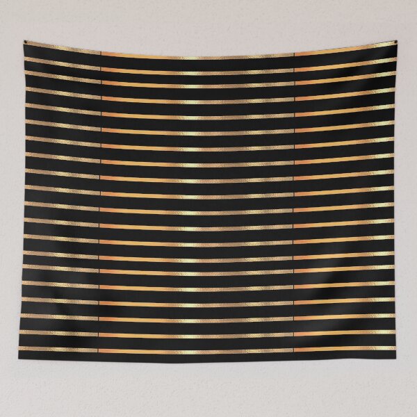 Item preview, Festive Amazing Modern Cool Stylish Trendy Golden Glitter Stripes designed and sold by PRETTY-PEARLS.