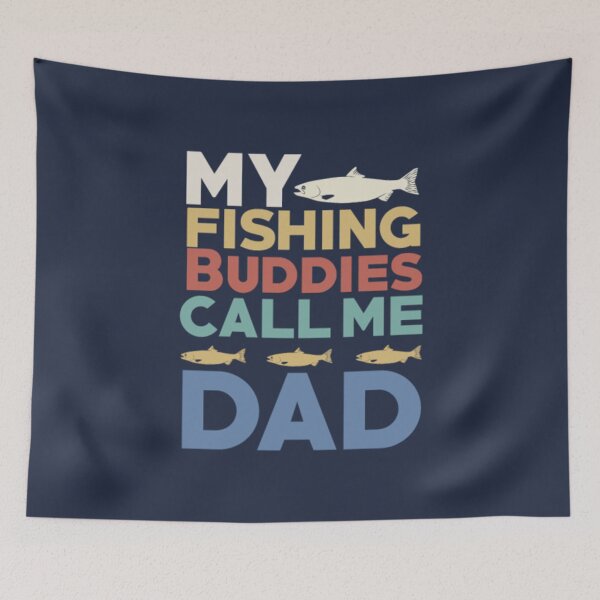 Item preview, My Fishing Buddies Call Me Dad Mens Funny Fishing designed and sold by PunfunStudio.